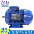 TCG台创铝壳电机0.37KW0.75KW2.2KW卧式 三相马达1400转380V铜 立式