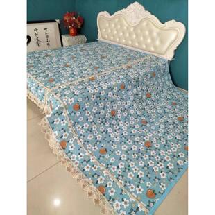 炕盖大炕土炕四季通用花边可机洗可拆卸冬季加绒榻榻米床盖欧式