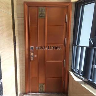 门别墅大门双开门家用大门单门农村自建房入户子母门防盗防爆门