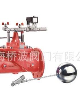 德国班尼戈A106红色双控式液位球墨铸铁控制阀 法兰式DN50