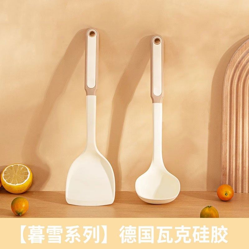 抗菌硅胶锅铲炒菜铲子厨具套餐家用炒勺汤勺不沾锅专用
