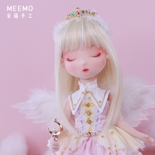 米萌手工天使BJD6分娃衣布艺缝纫DIY娃娃玩偶服装材料包安琪套装