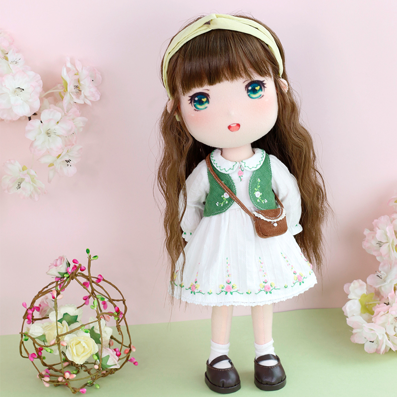 MEEMO米萌缝纫DIY布偶春天小雨娃娃衣材料包BJD大六6分3号体可穿