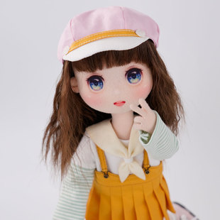 MEEMO米萌手工布艺DIY娃娃玩偶桃桃BJD大6分3号体可穿衣服材料包