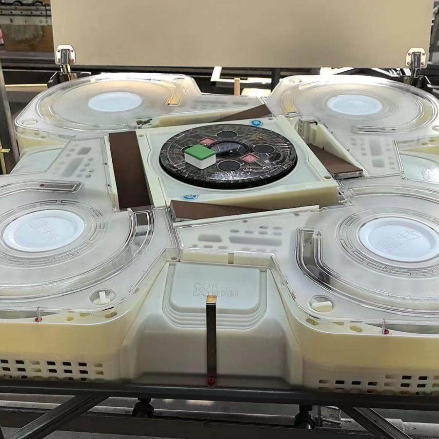 新款全自动过山车旋翼机麻将机桌台两用可折叠式家用免推牌餐桌