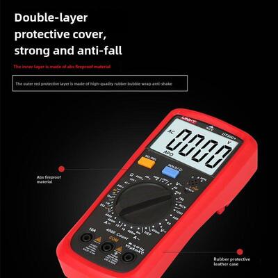 UNI-T优利德UT33B/39A/UT136B/890C智能防烧多功能自动数字万用表