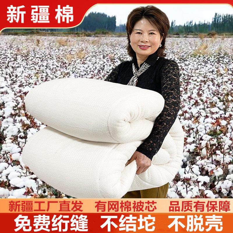 10斤新疆棉花被子棉被纯被芯棉絮床垫被褥子加厚保暖全棉冬被,床上用品,棉花被,淘宝优惠券,粉丝福利购,淘宝优惠卷