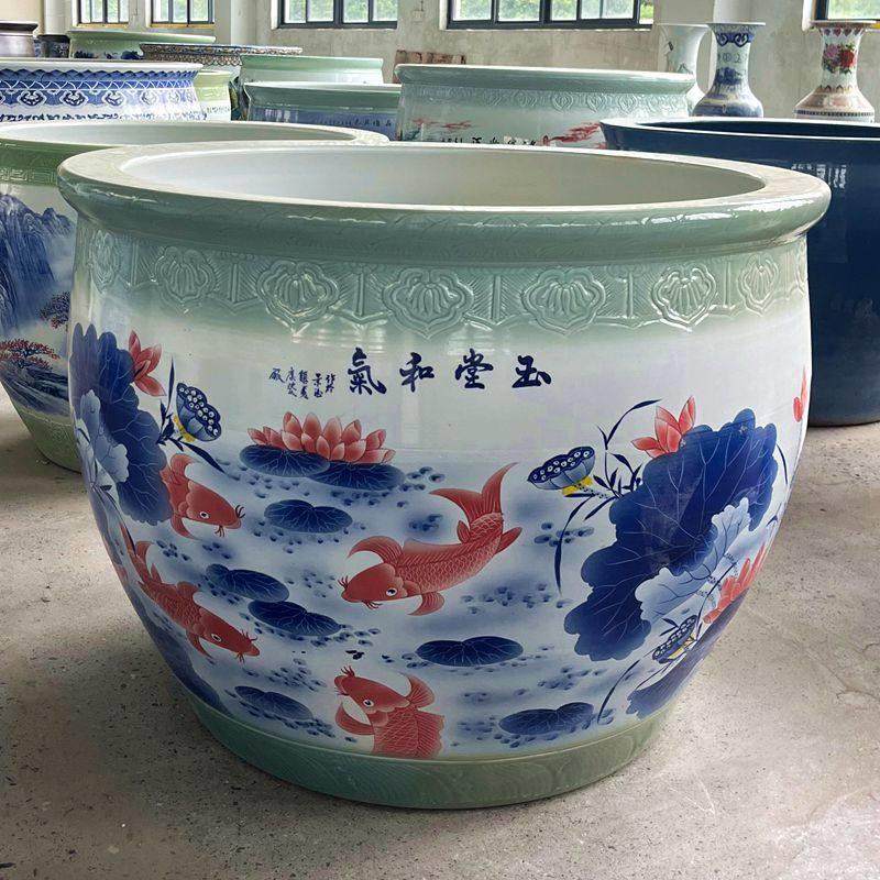 景德镇精品陶瓷鱼缸特大青花缸荷花缸睡莲缸庭院大缸别墅花园水缸,宠物/宠物食品及用品,底柜/落地缸,淘宝优惠券,粉丝福利购,淘宝优惠卷