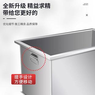 储水箱储物箱工业储水桶移动式 不锈钢水箱方形落地式 浸泡池卤煮桶