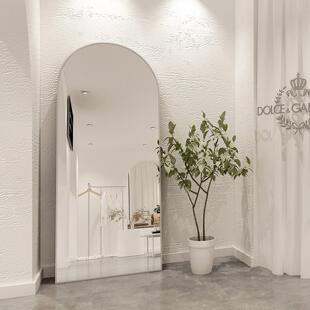 全身镜落地家用服装店镜子显瘦美白全身镜女装店专用全身镜ins风