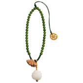 一念菩提莲花汽车后视镜挂件车内吊饰女创意唯美小莲蓬吊坠挂饰男