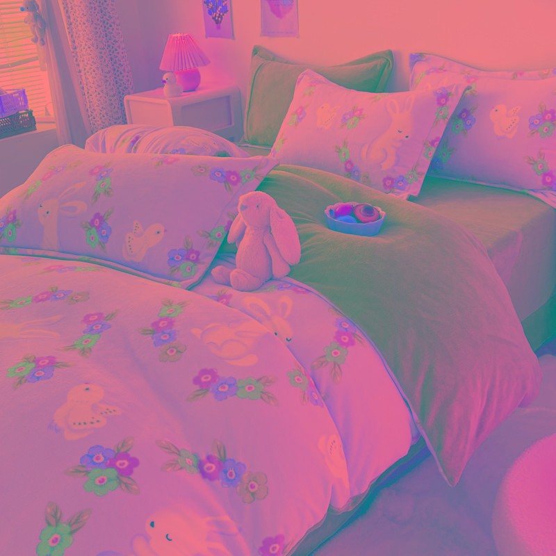 牛奶绒四件套定做加大被套248x229230x250x240x270榻榻米被单订制