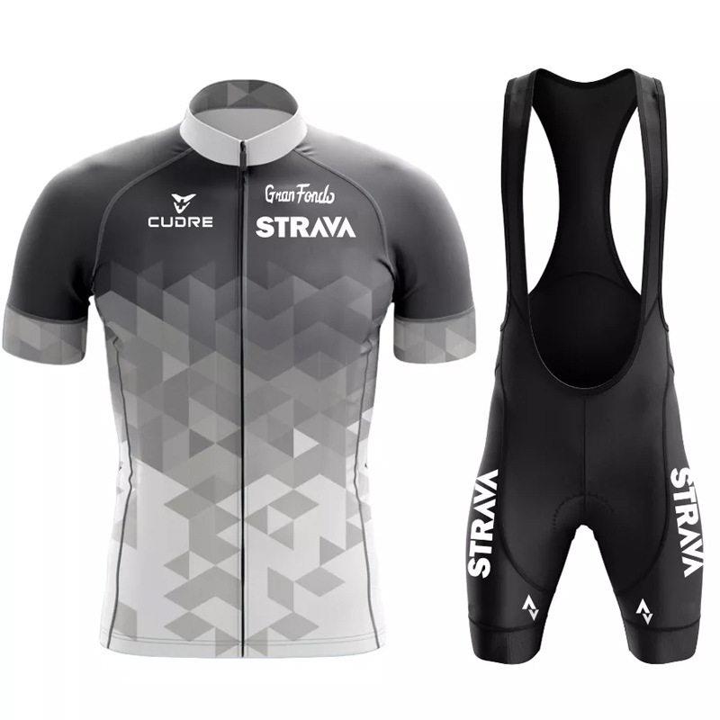 2024骑行服Strava环法公路车短袖套装排登山自行车赛事骑行男女