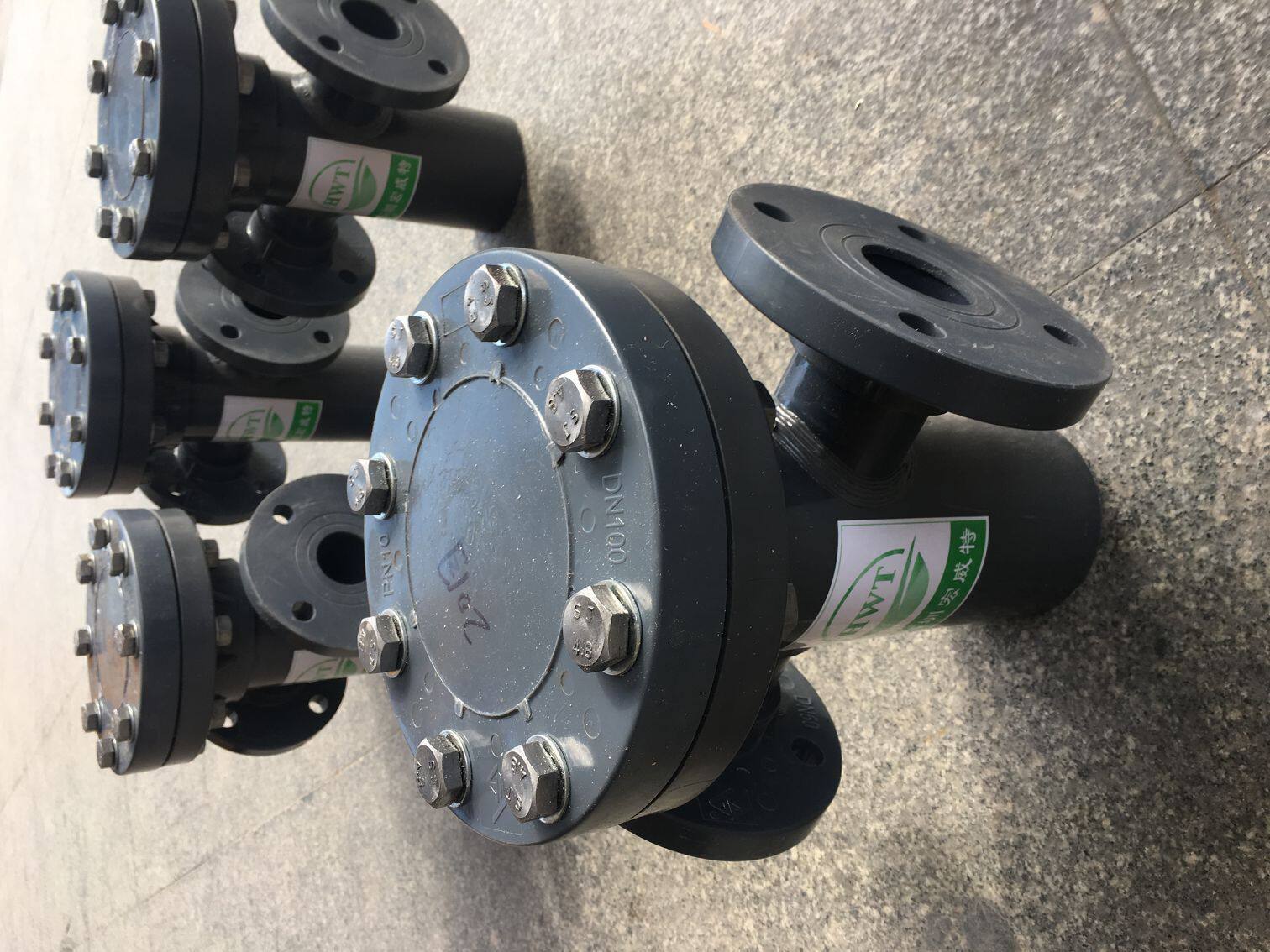 管道篮式过滤器厂家销售非金属快开式PVC塑胶篮式过滤器