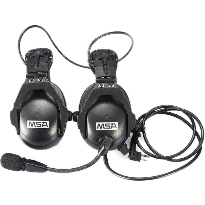 MSA梅思安SOR45532有线型电子防噪音智能耳罩（帽盔式）-M