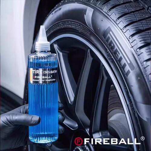 FIREBALL Tire Sio2 Satin火球蓝稠缎面轮胎蜡上光疏水抗污自然亮