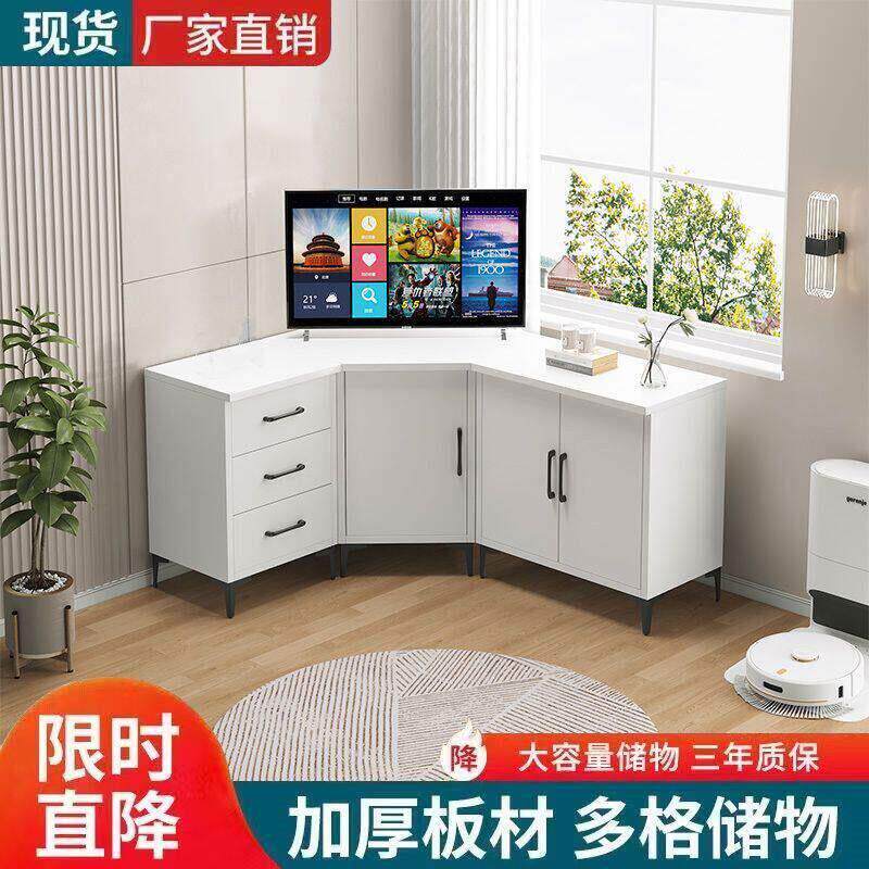 墙角转角电视柜储物柜靠墙角柜三角老式拐角组合柜客厅电视柜新款
