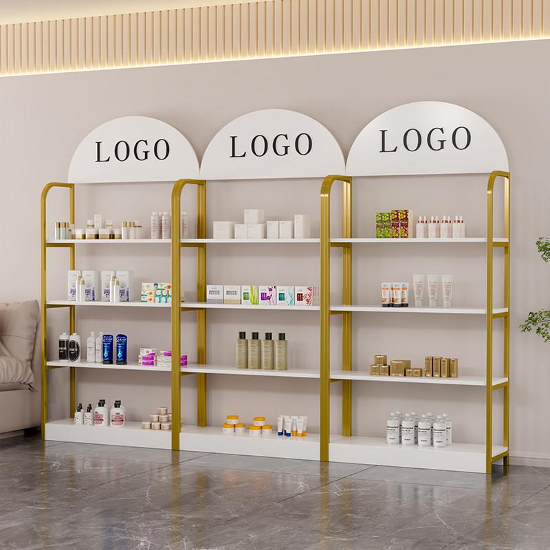 化妆品展示柜家用小型货柜美甲店柜子陈列架美容院产品货架展示架