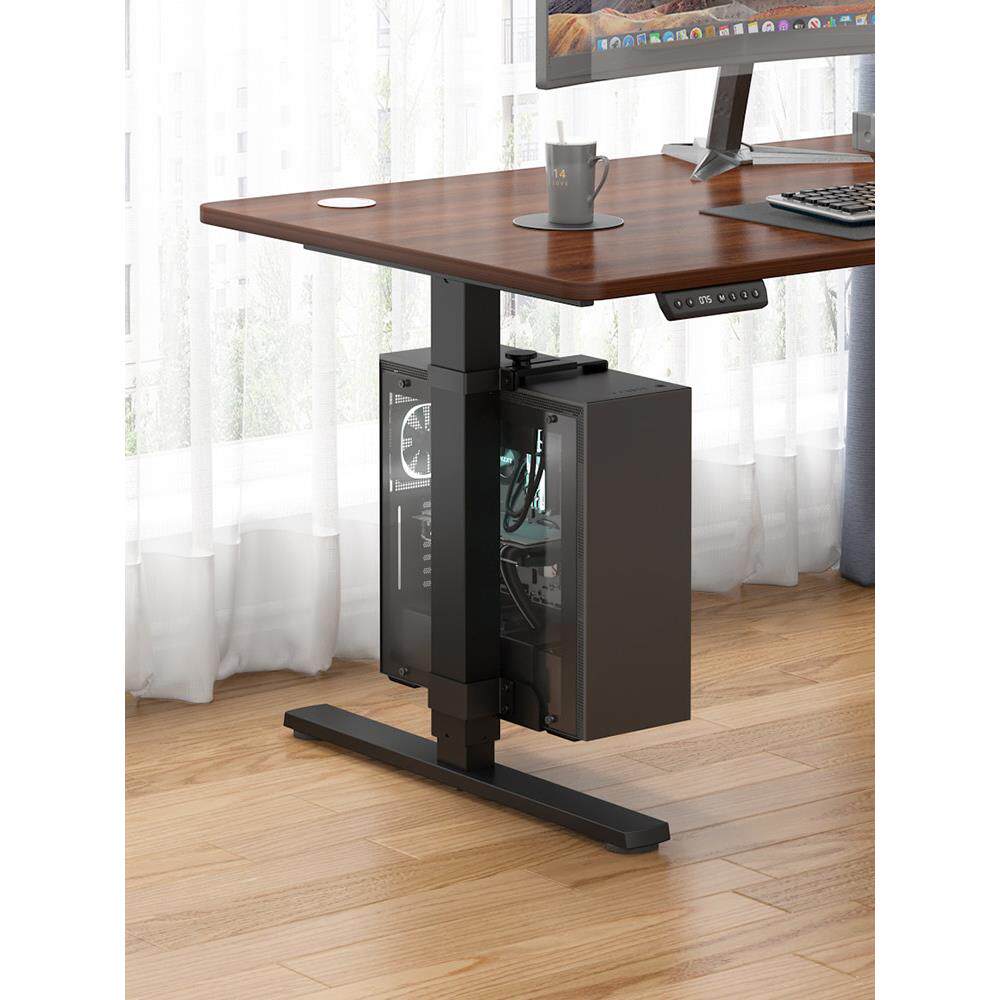 升降桌专用主机架免打孔悬挂架分体式机箱托架悬空主机架电脑支架