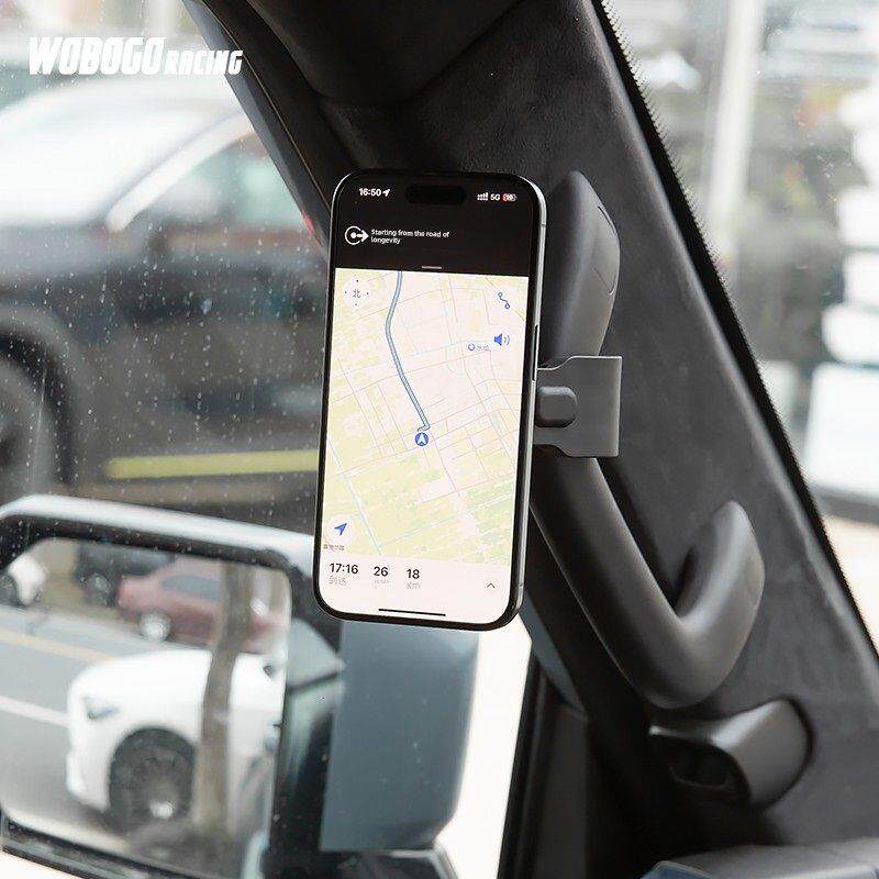 适用于捷途旅行者/山海T2车载手机支架磁吸重力水杯平板支架改装