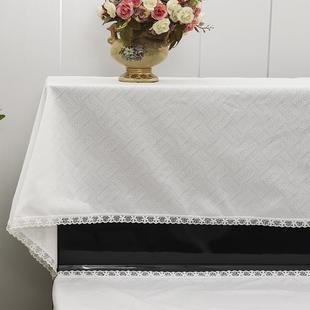 蕾丝钢琴遮盖布现代简约轻奢高级电钢琴防尘盖巾搭巾半罩琴披全套