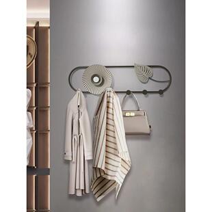 免打孔挂衣钩进门玄关轻奢创意门后衣服挂钩入户门挂衣架壁挂墙上