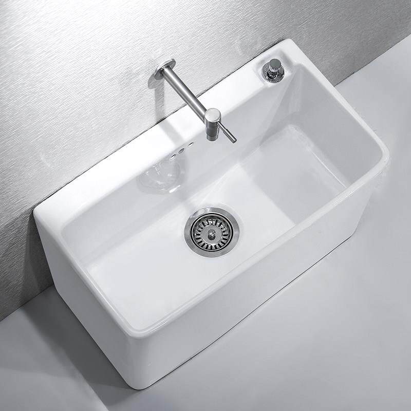 阳台洗拖把池家用化妆室地盆拖布池长方形墩布池落地式小号槽池