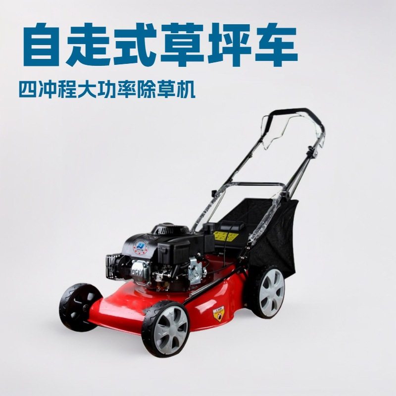 四冲程汽油自走式草坪机校园公园农场草坪碎草机大功率绿化除草机,五金/工具,抛光机/地面抛光机,淘宝优惠券,粉丝福利购,淘宝优惠卷