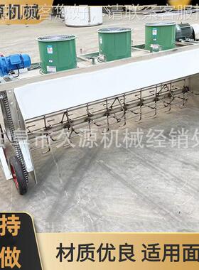 酒通ENQ厂设备不钢锈轨道打茬机小型酒糟扬茬机降温翻料风机