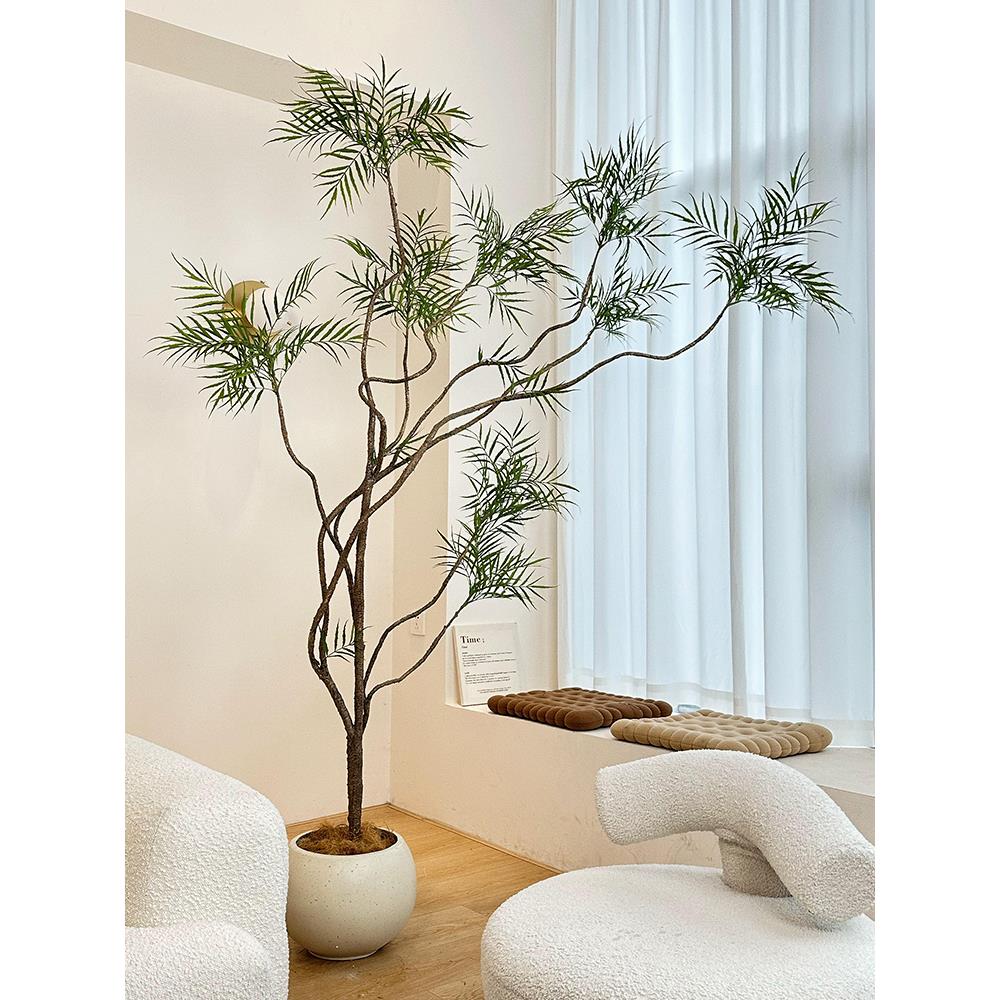楼夏家大型仿真绿植高端轻奢室内盆栽装饰仿生植物摆件沙发假绿植