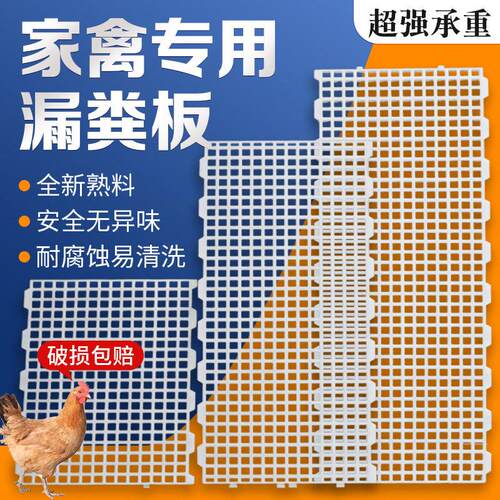 鸡用漏粪板家禽兔子塑料脚垫漏粪养鸭鹅鸡鸽子漏屎板地垫鸡舍地板