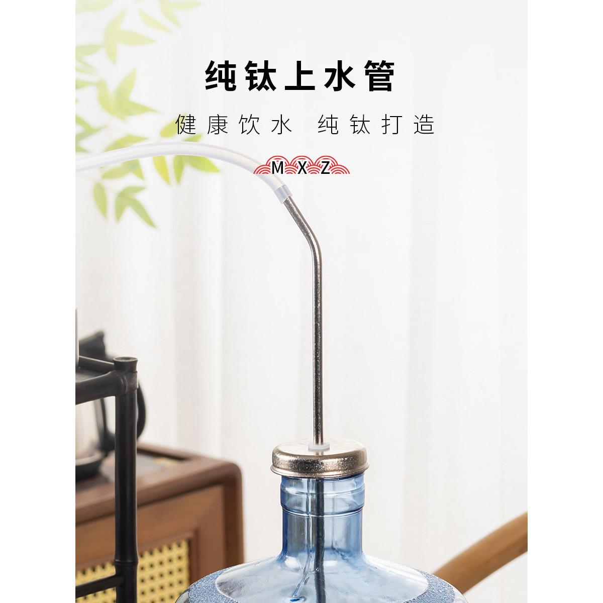 纯钛桶装水专用抽水管茶具配件进水管饮水机软管硅胶吸水上水管