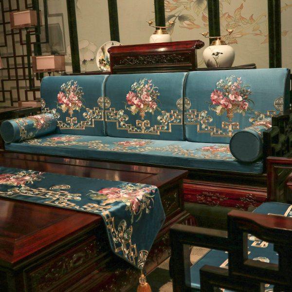 新中式红木沙发坐垫带靠背古典高档实木椅垫罗汉床五件套棕垫定做,居家布艺,沙发垫,淘宝优惠券,粉丝福利购,淘宝优惠卷