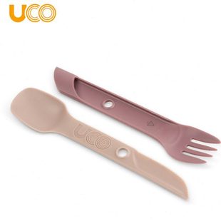美国UCO多功能三合一叉勺 露营野营环保餐具组合勺叉功能餐具