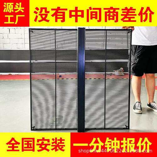 LED格栅透明屏p3.91酒吧冰屏室内户外服装店广告屏商场透明显示屏