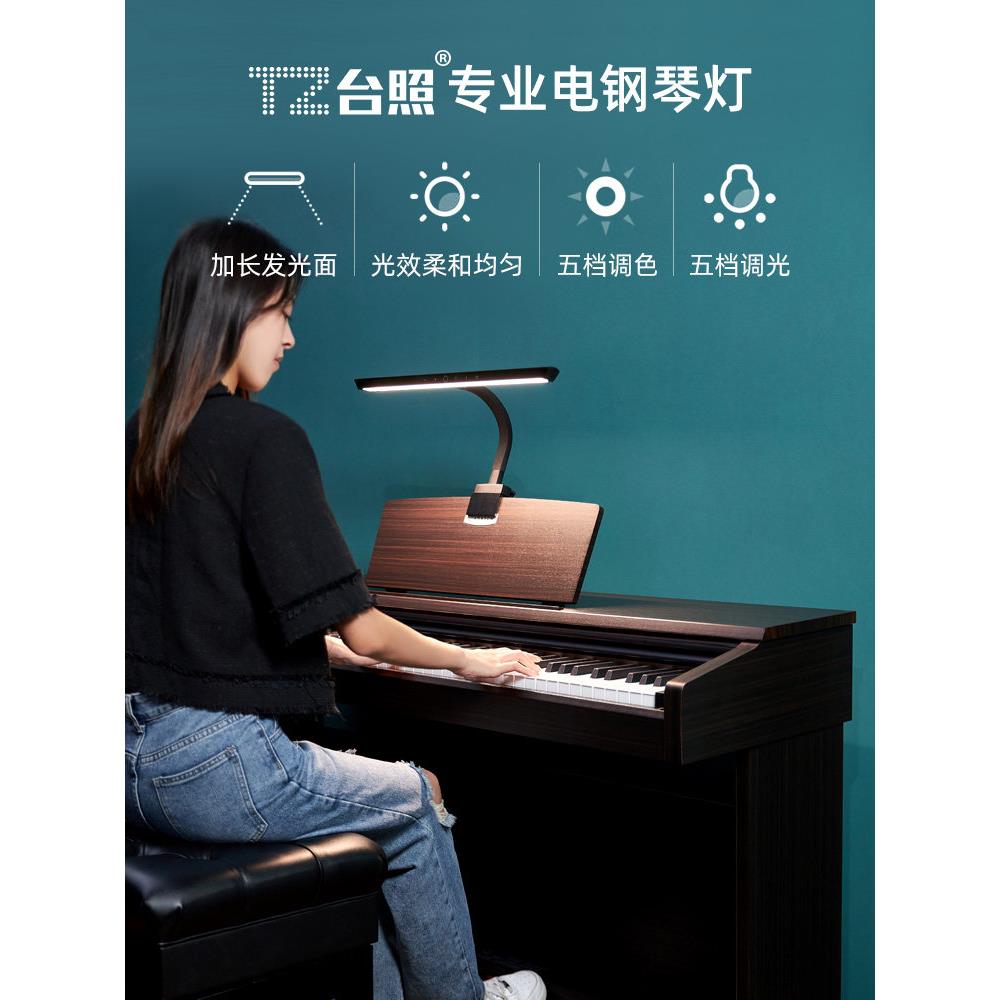 台湾数码钢琴音乐支架灯钢琴音乐支架灯音乐支架灯护眼灯电子钢琴
