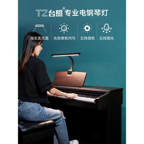 台湾数码钢琴音乐支架灯钢琴音乐支架灯音乐支架灯护眼灯电子钢琴