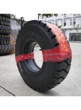 朝阳叉车轮胎6.50-10NHS充气胎含内胎垫带合力3吨内燃叉车转向轮