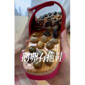 鹅卵石按摩拖鞋 按摩鞋 穴位足疗脚底按摩拖鞋 居家用男女凉拖鞋