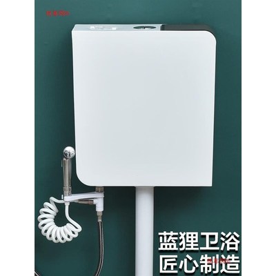 蹲便器抽水水箱家用卫生间整套厕所冲水箱马桶蹲S坑冲水器配件便