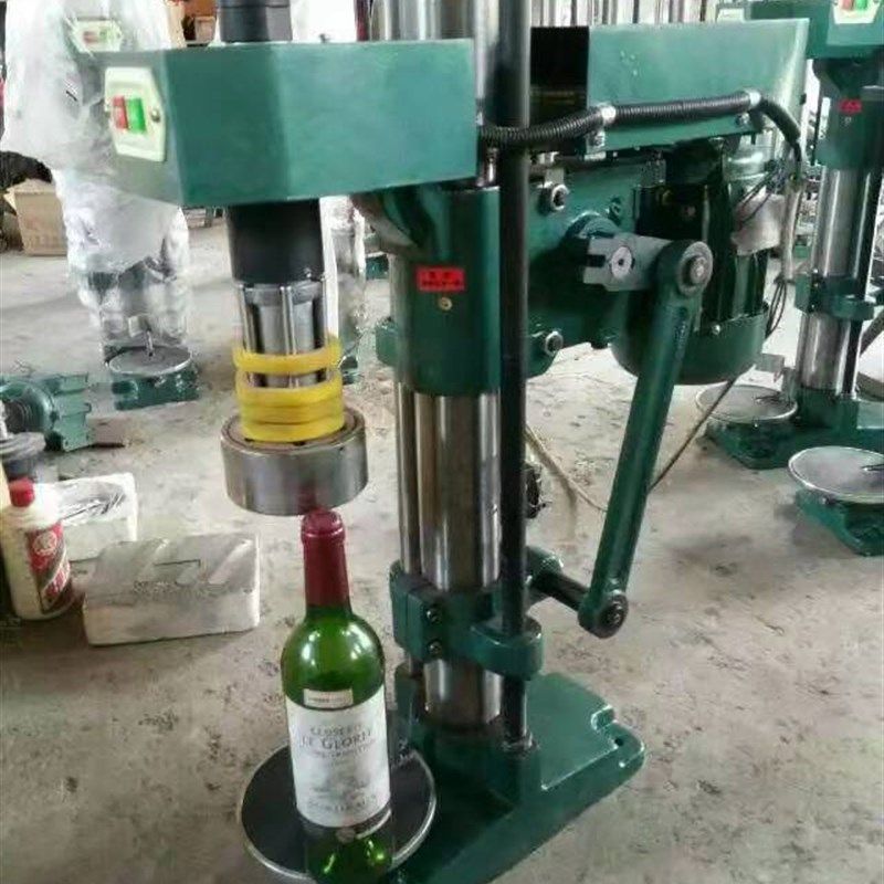 红酒铝帽机全自动锁帽机锡帽机酒瓶子封L盖机缩帽机封口机半自动