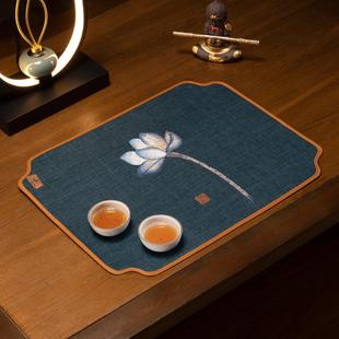 古典隔热垫家用棉麻餐桌防烫垫花瓶垫定制 餐垫茶室茶几杯垫新中式