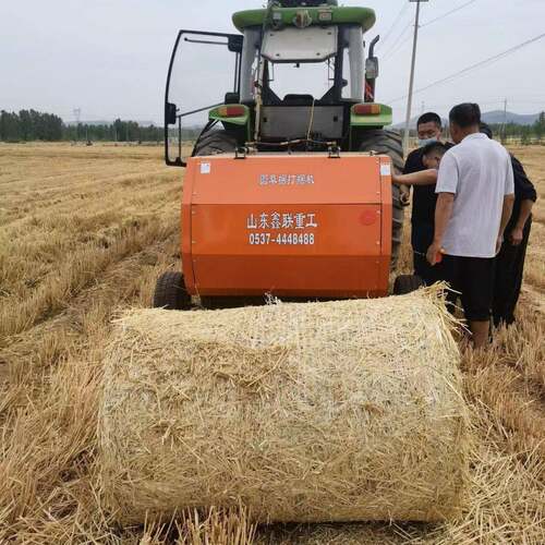 套网式秸秆打捆机小麦稻草捡拾机全自动打捆机厂家