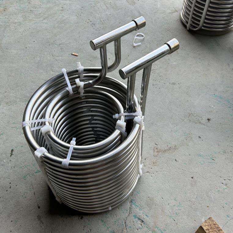 316L不锈钢盘管蒸发器换热器冷却器冷水机专用降温耐腐蚀工业316