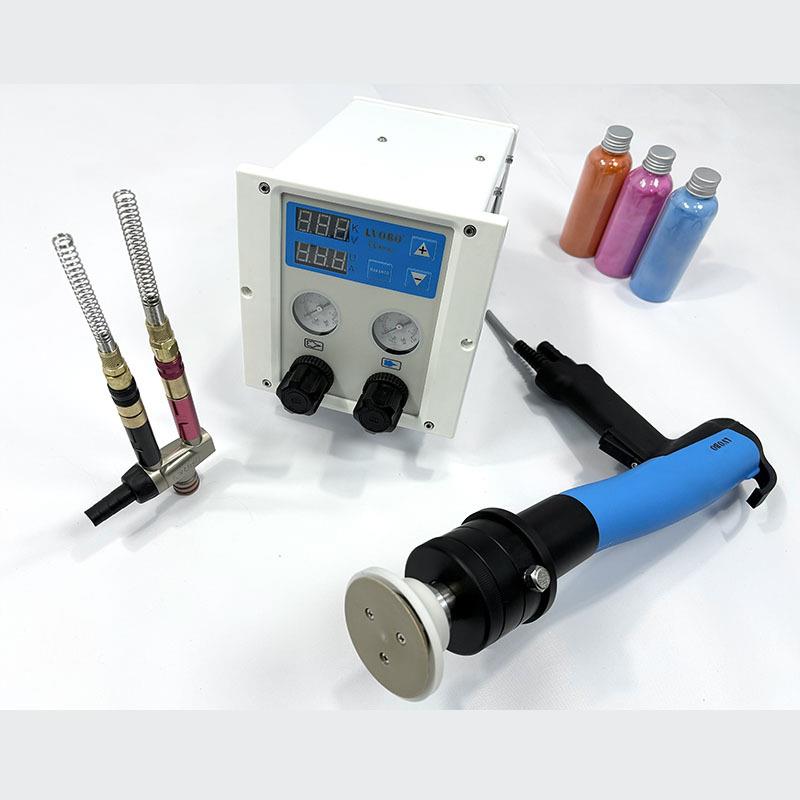 旋杯静电喷枪上粉率高旋杯静电喷粉机粉末喷涂机塑粉喷枪喷涂设备