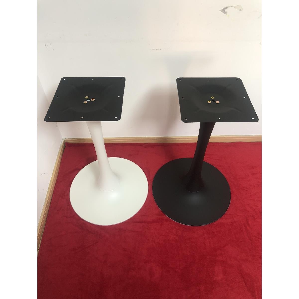 铁艺桌腿支架喇叭盘桌脚桌子腿餐台脚洽谈桌圆桌餐桌底座脚架桌架