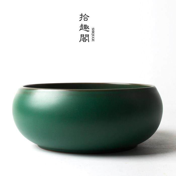 手工粗陶茶洗杯洗景德镇陶瓷水洗水盂茶渣桶建水大号功夫茶具零配,餐饮具,茶道/零配,淘宝优惠券,粉丝福利购,淘宝优惠卷