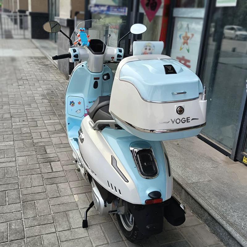 适用于24款无极SR150C摩托车尾箱改装复古后尾箱载物箱行李箱38L