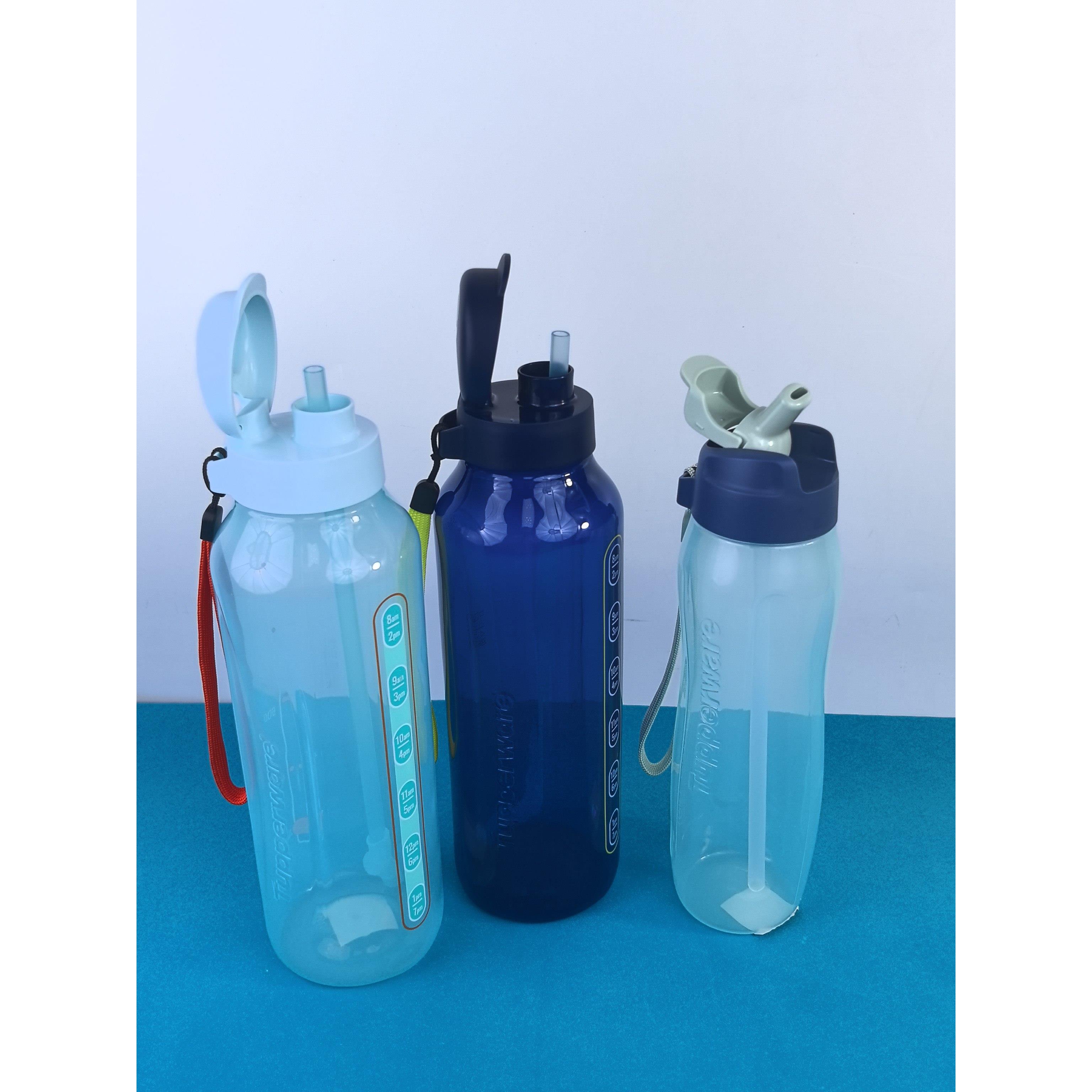 特百惠新品水力瓶运动水壶 带刻度吸管便携水杯1.2升塑料密封水杯