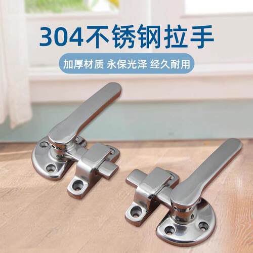 密封型把手 304不锈钢隔音门手柄 涂布机新能源设备迫紧锁